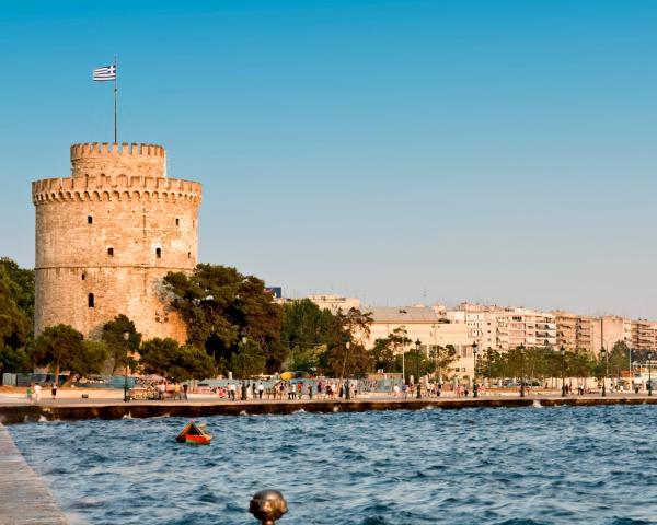 En smuk udsigt over Thessaloniki