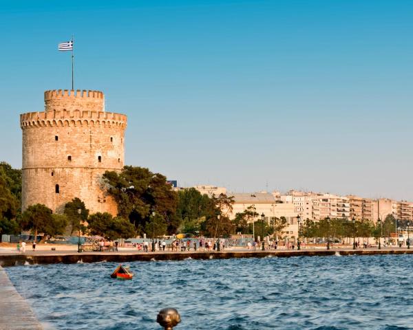 A beautiful view of Salonica.