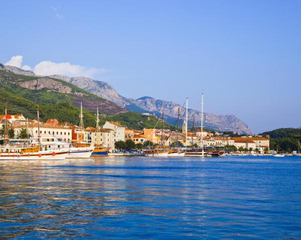 Uma bela vista de: Makarska