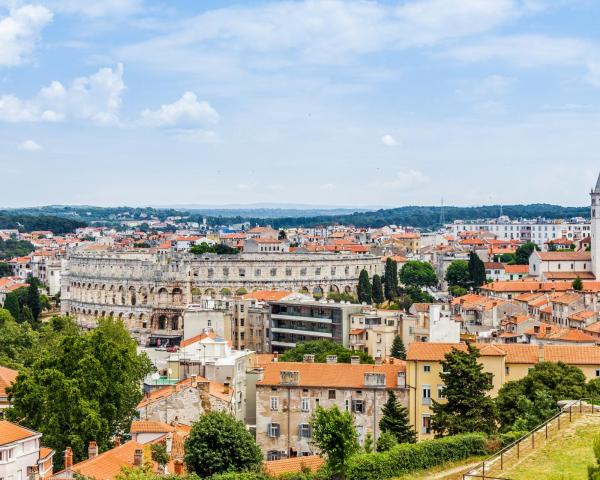 A beautiful view of Pula