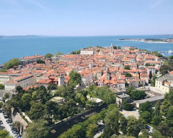 En smuk udsigt over Zadar