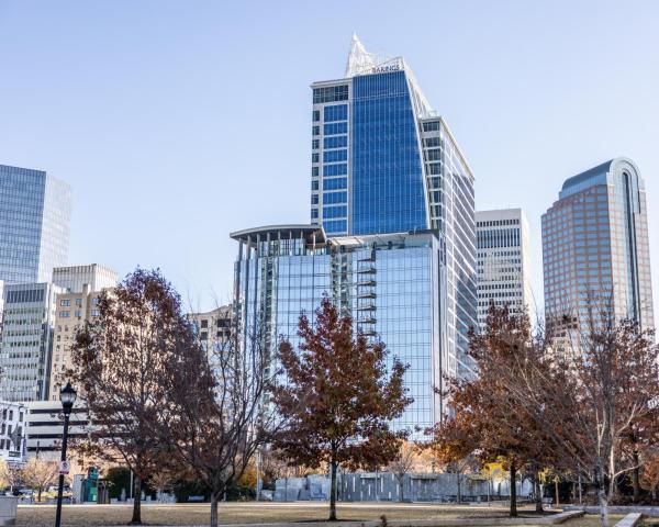 Una bella vista de Charlotte