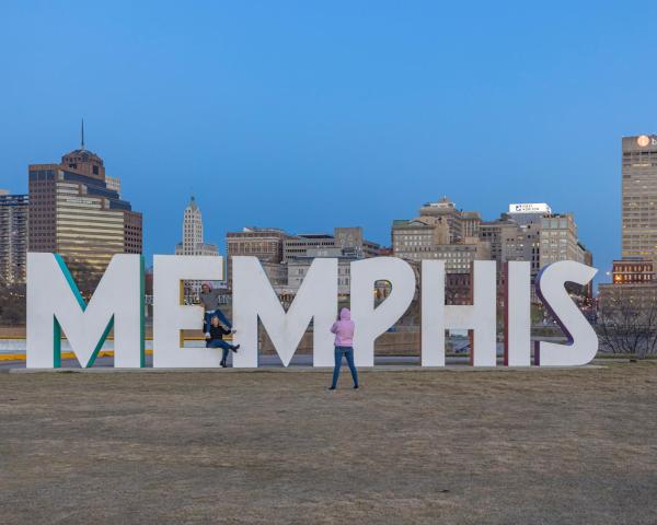 A beautiful view of Memphis.