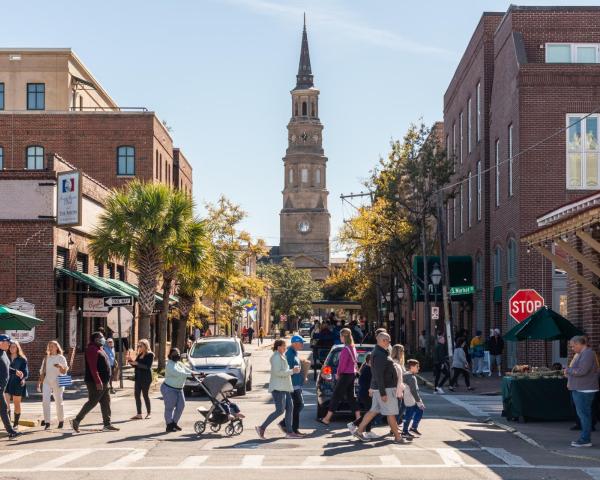 A beautiful view of Charleston