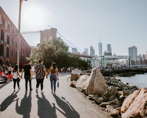 A beautiful view of Brooklyn.