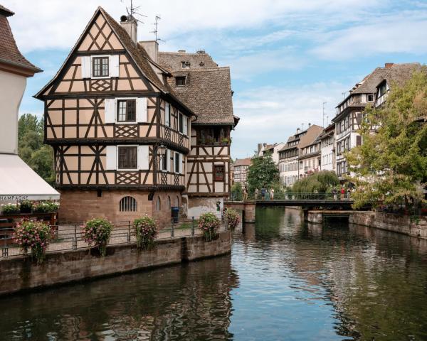 Una bonita vista de Strasbourg