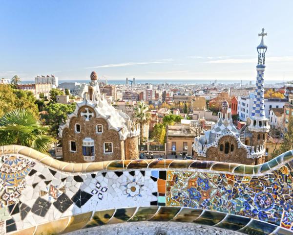 Una bellissima vista di Barcellona