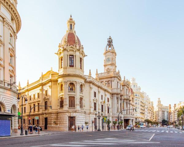 Kaunis näkymä kaupungista Valencia