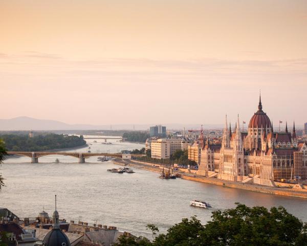 Una bellissima vista di Budapest