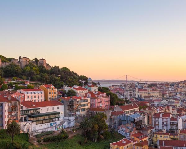 A beautiful view of Lisbon.