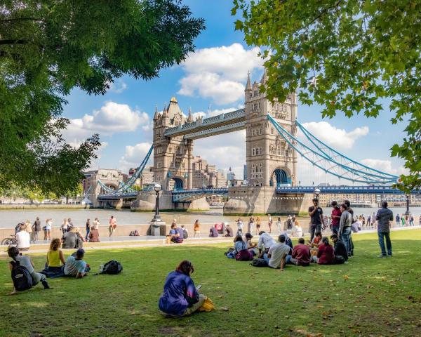 A beautiful view of London.