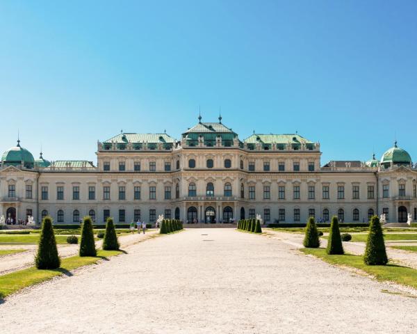 Piękny widok miasta Wiedeń