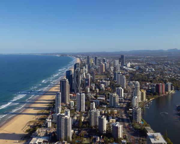 A beautiful view of Gold Coast.