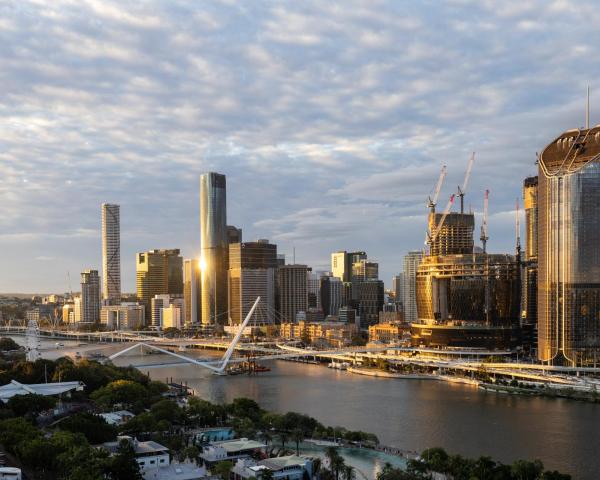 A beautiful view of Brisbane