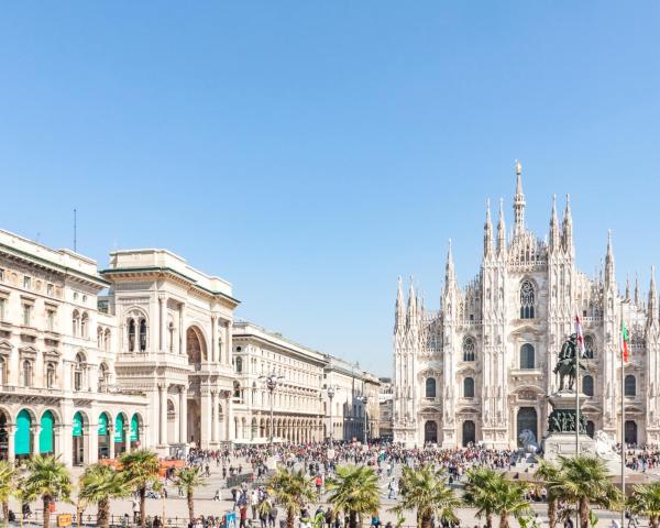 A beautiful view of Milan