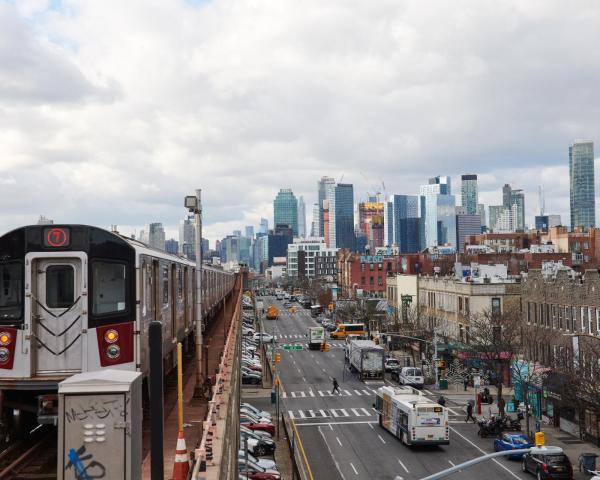 A beautiful view of Queens Village.