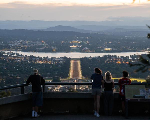 A beautiful view of Canberra.