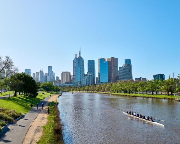 A beautiful view of Melbourne