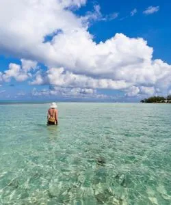 Una bonita vista de las Islas Caimán