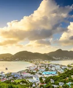 A beautiful view of St. Maarten