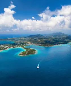 A beautiful view of the US Virgin Islands