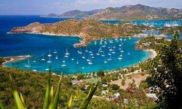 Hotéis na praia em Antígua e Barbuda