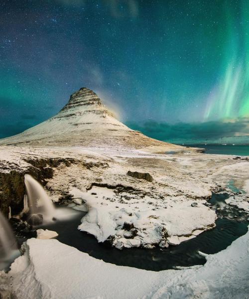 Krásny pohľad na Island