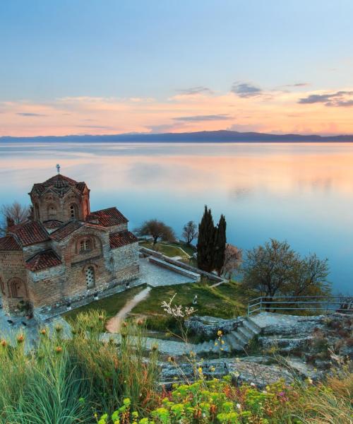 Uma bela vista da Macedónia do Norte