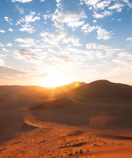 Ein schöner Blick auf Namibia