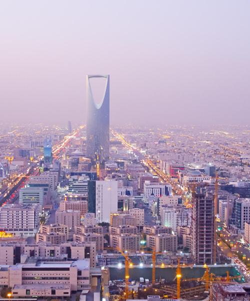 Vista espectacular de Arabia Saudí