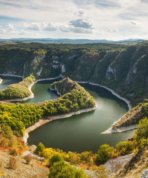 Una bella vista de Serbia