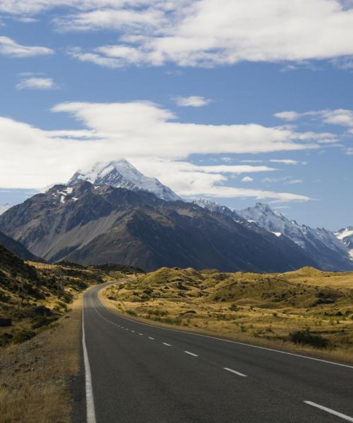 Una bellissima vista della Nuova Zelanda