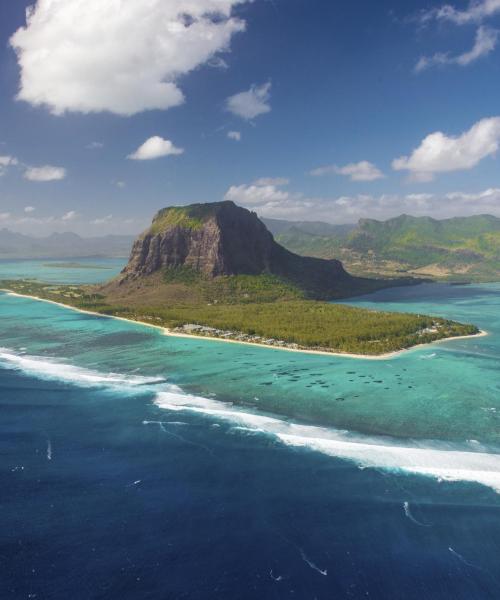 En smuk udsigt over Mauritius