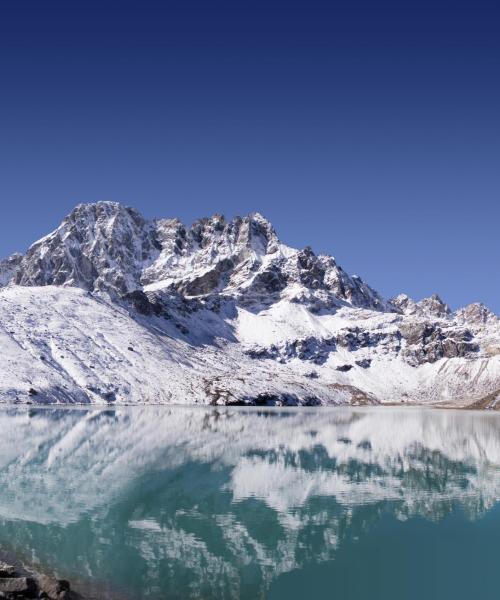 Una bellissima vista del Nepal