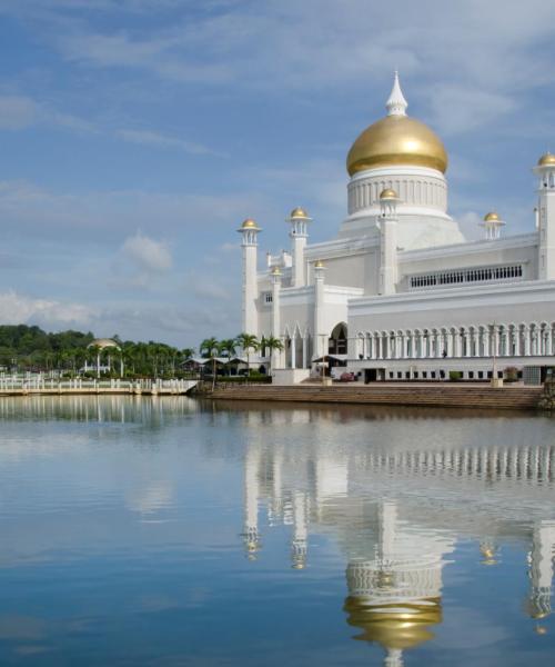 Ein schöner Blick auf Brunei