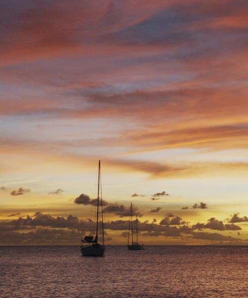 A beautiful view of Martinique