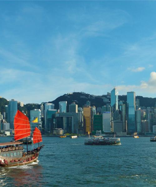 A beautiful view of Hong Kong