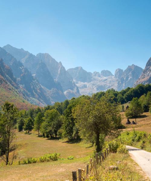 Vedere frumoasă a statului Kosovo