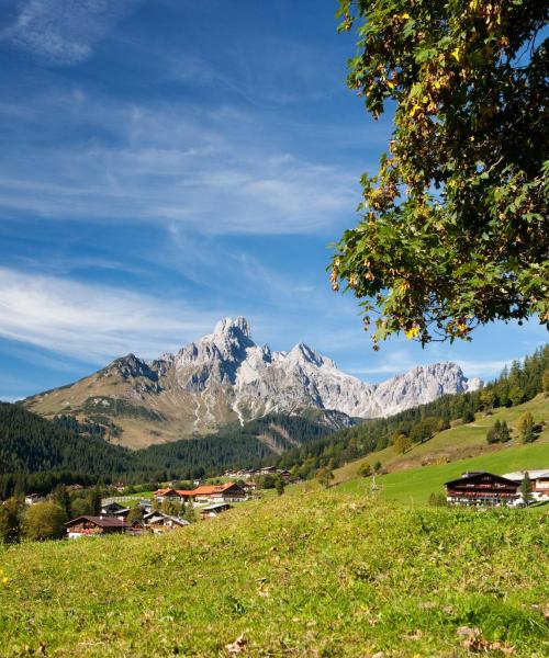 Uma bela vista da Áustria