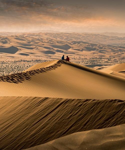 Ein schöner Blick auf die Vereinigten Arabischen Emirate