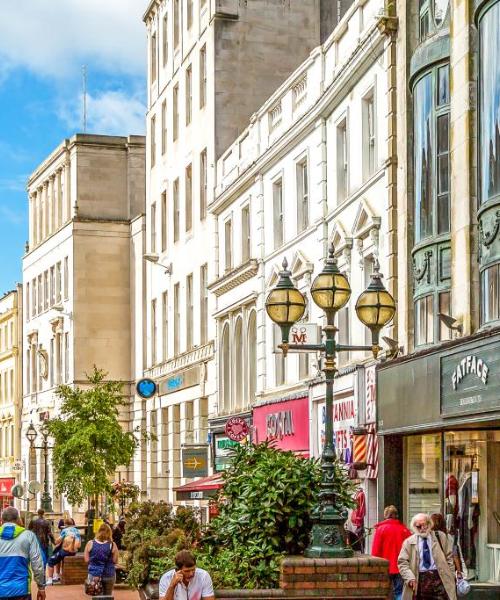 Quartier de Bournemouth où les voyageurs préfèrent séjourner.