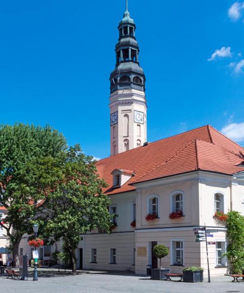 Dzielnica miasta Zielona Góra, gdzie najchętniej zatrzymują się nasi podróżujący.