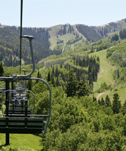 Čtvrť v destinaci Park City, kde se naši zákazníci rádi ubytovávají.