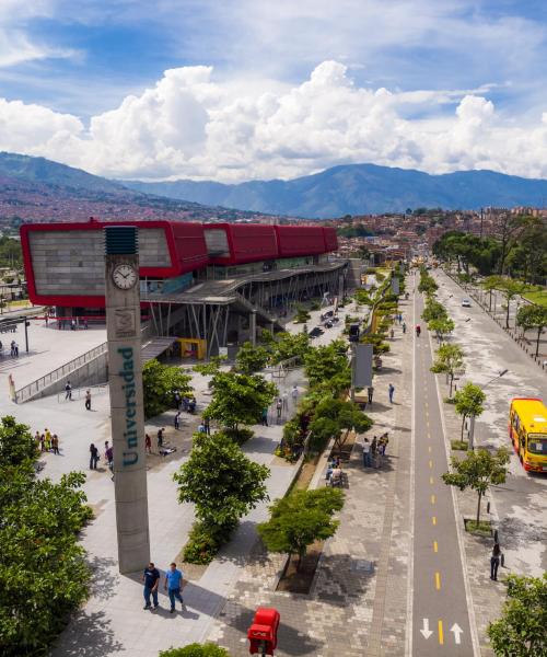 Čtvrť v destinaci Medellín, kde se naši zákazníci rádi ubytovávají.
