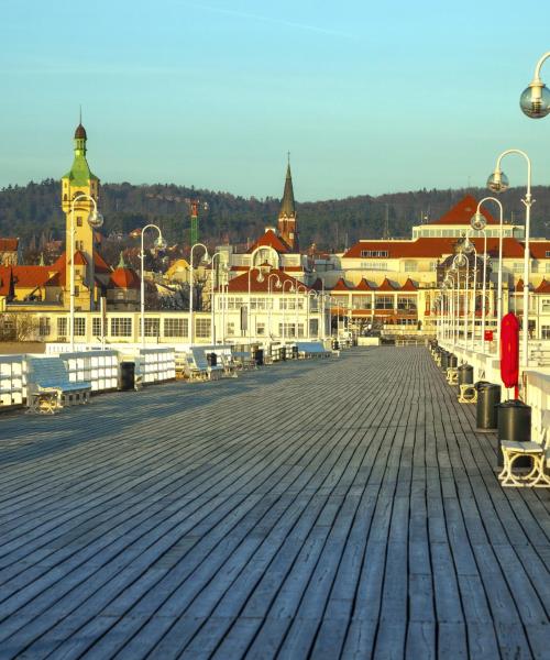 Dzielnica miasta Sopot, gdzie najchętniej zatrzymują się nasi podróżujący.