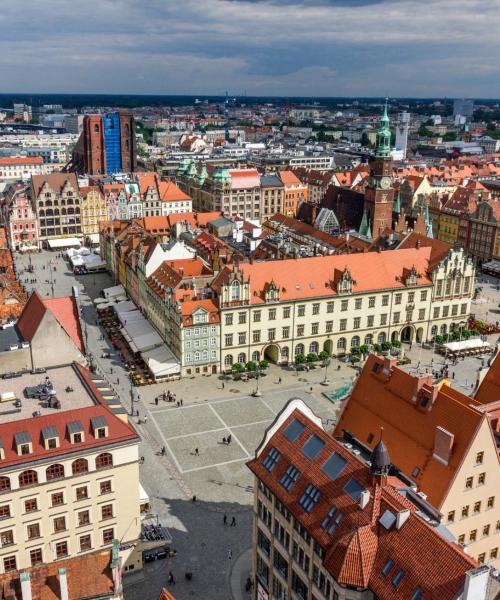 Dzielnica miasta Wrocław, gdzie najchętniej zatrzymują się nasi podróżujący.