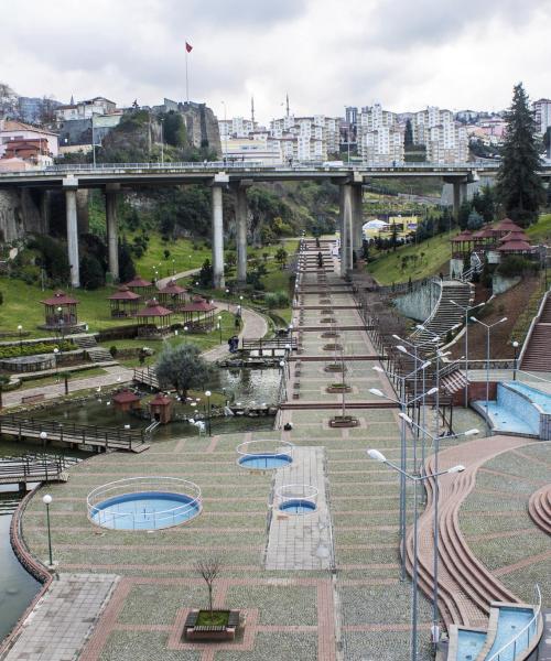 Čtvrť v destinaci Trabzon, kde se naši zákazníci rádi ubytovávají.