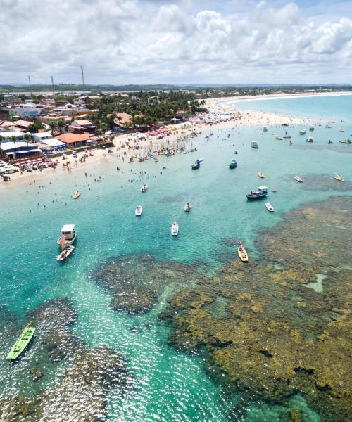 Zona onde os nossos clientes preferem hospedar-se em Porto de Galinhas.