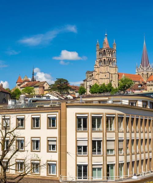 Quartier de Lausanne où les voyageurs préfèrent séjourner.