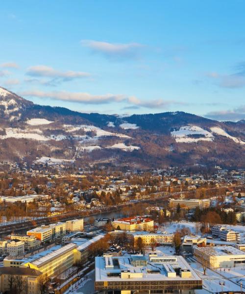 Čtvrť v Salcburku, kde se naši zákazníci rádi ubytovávají.